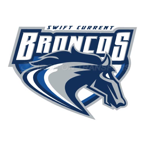 Swift Current Broncos Iron-on Stickers (Heat Transfers)NO.7558